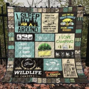 Camping Quilt Blanket Ver 14  Quilt